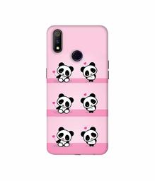 Amazon Brand - Solimo Designer Panda Pattern 3D Printed Hard Back Case Mobile Cover for Realme 3 Pro