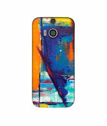 Amazon Brand - Solimo Designer MultiColur Blocks 3D Printed Hard Back Case Mobile Cover for HTC One M8