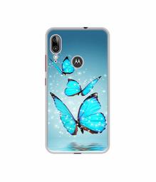 Amazon Brand - Solimo Designer Flying Butterflies UV Printed Soft Back Case Mobile Cover for Motorola Moto E6s