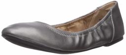 Amazon Essentials Women's Belice Ballet Flat, Gunmetal, 6.5 B US