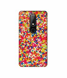 Amazon Brand - Solimo Designer Multicolor Bin 3D Printed Hard Back Case Mobile Cover for Nokia 6.1 Plus