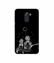 Amazon Brand - Solimo Designer Couples Sitting at Dark 3D Printed Hard Back Case Mobile Cover for Gionee A1 Lite