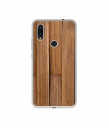 Amazon Brand - Solimo Designer Wooden Art UV Printed Soft Back Case Mobile Cover for Mi Redmi Y3