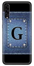 Amazon Brand - Solimo Designer Button Jeans Alphabet-G 3D Printed Hard Back Case Mobile Cover for Samsung Galaxy A50s