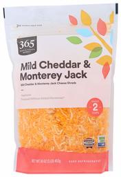 365 by Whole Foods Market, Cheese Shreds, Mild Cheddar & Monterey Jack, 16 Ounce (Packaging May Vary)