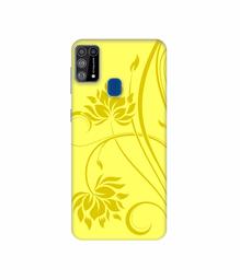 Amazon Brand - Solimo Designer Sunflower Pattern 3D Printed Hard Back Case Mobile Cover for Samsung Galaxy M31