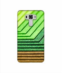 Amazon Brand - Solimo Designer Green Shad Texture 3D Printed Hard Back Case Mobile Cover for Asus Zenfone 3 Laser ZC551KL