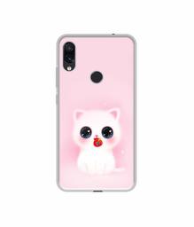 Amazon Brand - Solimo Designer Kitty UV Printed Soft Back Case Mobile Cover for Mi Redmi Note 7 / Note 7S / Note 7 Pro