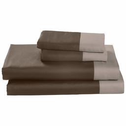 Rivet Color Block 100% Supima Cotton Sheet and Pillowcase Collection