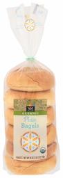 365 Everyday Value, Organic Plain Bagels, 6 ct, 18 oz (Frozen)