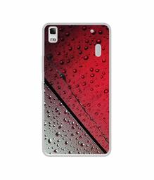 Amazon Brand - Solimo Designer Water Drop On Glass UV Printed Soft Back Case Mobile Cover for Lenovo K3 Note / A7000