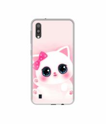 Amazon Brand - Solimo Designer Babby Kitty UV Printed Soft Back Case Mobile Cover for Samsung Galaxy M10