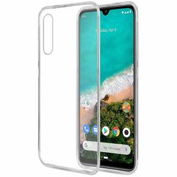 Amazon Brand - Solimo Mobile Cover for Mi A3 (Soft & Flexible Back Case), Transparent