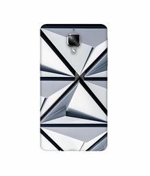 Amazon Brand - Solimo Designer Hexagon Texture 3D Printed Hard Back Case Mobile Cover for OnePlus 3 / OnePlus 3T