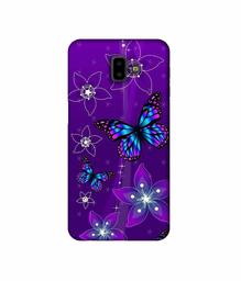 Amazon Brand - Solimo Designer Butterflies 3D Printed Hard Back Case Mobile Cover for Samsung Galaxy J6 Plus