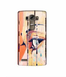 Amazon Brand - Solimo Designer Potrat On Wood 3D Printed Hard Back Case Mobile Cover for LG G4 Stylus