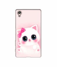 Amazon Brand - Solimo Designer Babby Kitty 3D Printed Hard Back Case Mobile Cover for Sony Xperia X