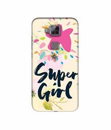 Amazon Brand - Solimo Designer Super Girl 3D Printed Hard Back Case Mobile Cover for Huawei G8