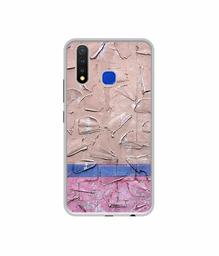 Amazon Brand - Solimo Designer Texture On Wall UV Printed Soft Back Case Mobile Cover for Vivo U20