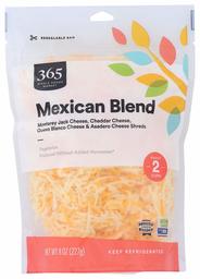 365 by Whole Foods Market, Cheese Shreds, Mexican Blend, 8 Ounce