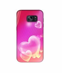 Amazon Brand - Solimo Designer Heart Abstract 3D Printed Hard Back Case Mobile Cover for Samsung Galaxy S7 Edge