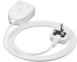 AmazonBasics Extension Cord- 2 M UK White