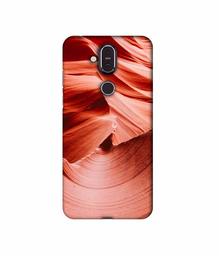 Amazon Brand - Solimo Designer Sand Mountain 3D Printed Hard Back Case Mobile Cover for Nokia 8.1