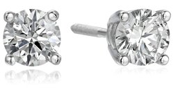 IGI Certified 14k White Gold Lab Diamond Stud Earrings (1/2 cttw, I-J Color, SI1-SI2 Clarity)