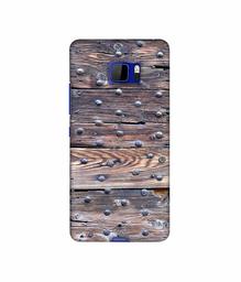 Amazon Brand - Solimo Designer Wooden Blocks Check 3D Printed Hard Back Case Mobile Cover for HTC U Ultra