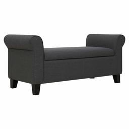 Amazon Brand – Ravenna Home Chic Upholstered Storage Bench Ottoman, 50