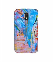 Amazon Brand - Solimo Designer Light Multicolor Canvas 3D Printed Hard Back Case Mobile Cover for Motorola Moto E (3rd gen)