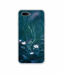 Amazon Brand - Solimo Designer White Flower UV Printed Soft Back Case Mobile Cover for Oppo A3S