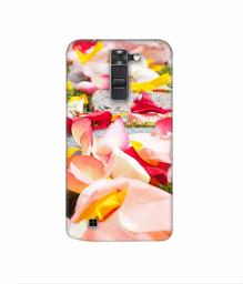 Amazon Brand - Solimo Designer Rose Petals 3D Printed Hard Back Case Mobile Cover for LG K7