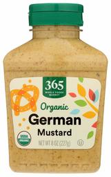 365 EVERYDAY VALUE Organic German Mustard, 8 OZ