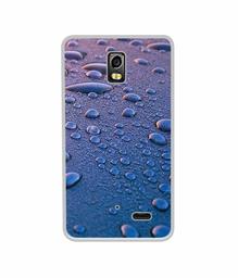 Amazon Brand - Solimo Designer Water Drops UV Printed Soft Back Case Mobile Cover for LYF Water 10