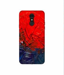 Amazon Brand - Solimo Designer Red Wax Color 3D Printed Hard Back Case Mobile Cover for LG Q7