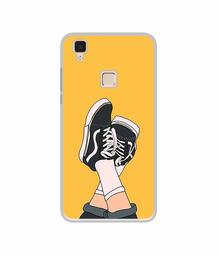 Amazon Brand - Solimo Designer Boy Shoes Pattern UV Printed Soft Back Case Mobile Cover for Vivo V3