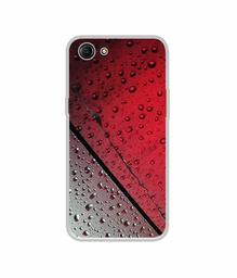 Amazon Brand - Solimo Designer Water Drop On Glass UV Printed Soft Back Case Mobile Cover for Oppo A83