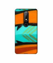 Amazon Brand - Solimo Designer Brush Art 3D Printed Hard Back Case Mobile Cover for Nokia 6.1 Plus