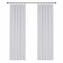 UMI Essentials Set of 2 Curtains with Ruffle Tape