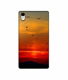 Amazon Brand - Solimo Designer Group Birds 3D Printed Hard Back Case Mobile Cover for Sony Xperia Z2