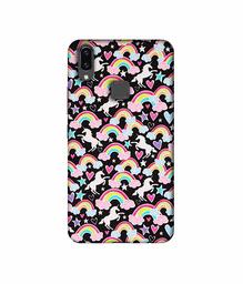 Amazon Brand - Solimo Designer Unicorn Texture 3D Printed Hard Back Case Mobile Cover for Vivo V9 / V9 Pro