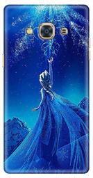 Amazon Brand - Solimo Designer Girl Blue Design 3D Printed Hard Back Case Mobile Cover for Samsung Galaxy J3 Pro