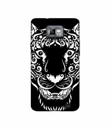 Amazon Brand - Solimo Designer White Tiger 3D Printed Hard Back Case Mobile Cover for Samsung Galaxy S2