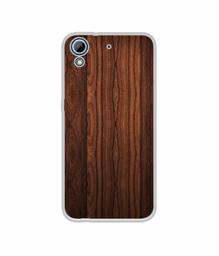 Amazon Brand - Solimo Designer Wooden Texture UV Printed Soft Back Case Mobile Cover for HTC Desire 626/HTC Desire 628