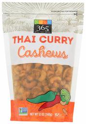 365 Everyday Value, Cashews, Thai Curry, 12 oz