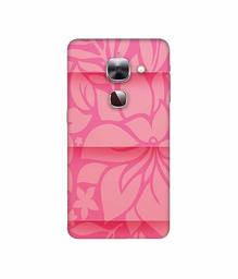 Amazon Brand - Solimo Designer Pink Flower Banch Print On Cloth 3D Printed Hard Back Case Mobile Cover for LeEco Le Max 2