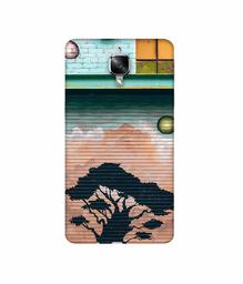 Amazon Brand - Solimo Designer Tree Painting 3D Printed Hard Back Case Mobile Cover for OnePlus 3 / OnePlus 3T