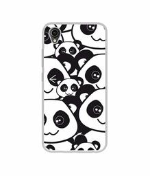 Amazon Brand - Solimo Designer Panda Texture UV Printed Soft Back Case Mobile Cover for Vivo Y90