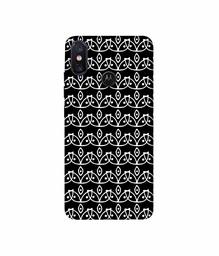 Amazon Brand - Solimo Designer White Flowers Pattern 3D Printed Hard Back Case Mobile Cover for Motorola One Power